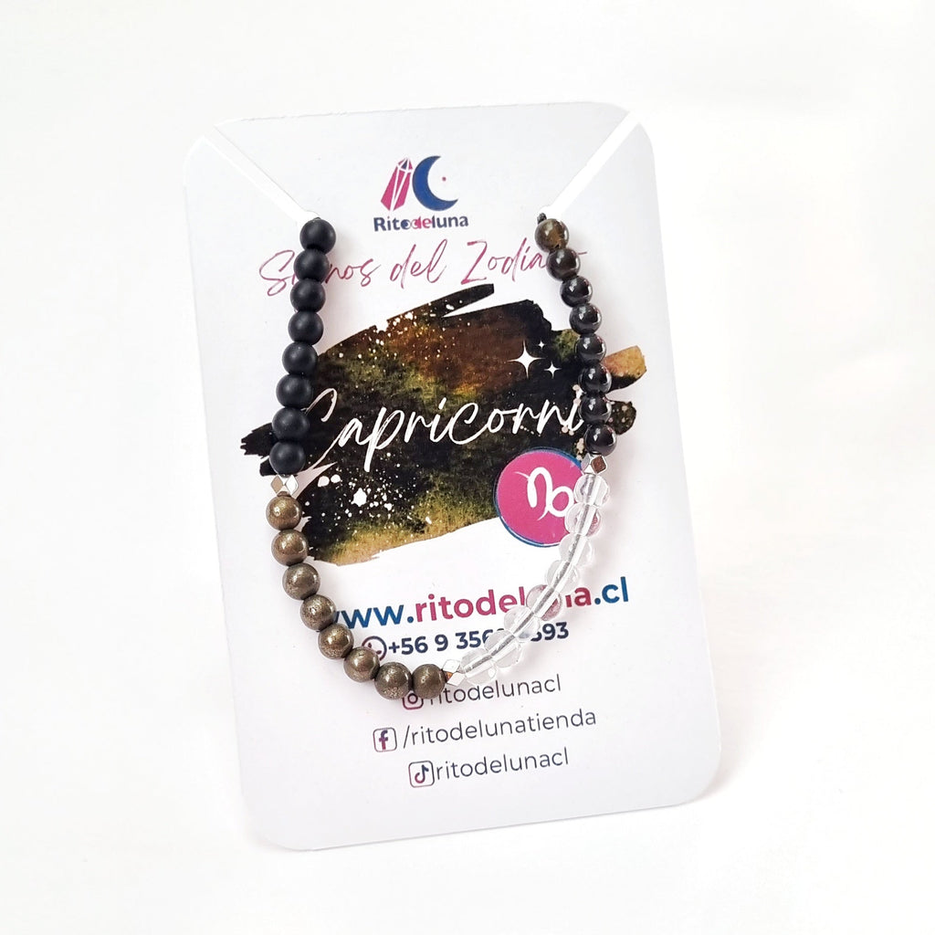 Pulsera Capricornio · Fuerza y Estabilidad