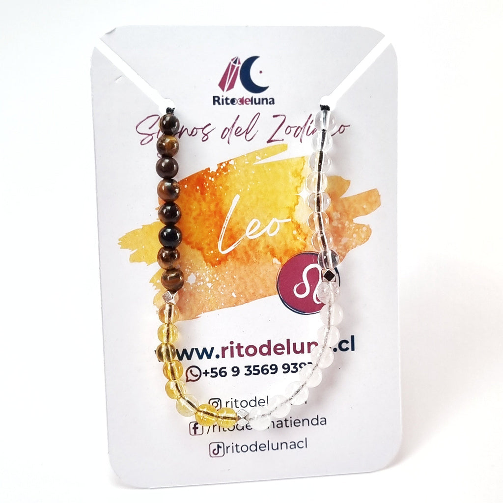 Pulsera Leo · Confianza y Energía