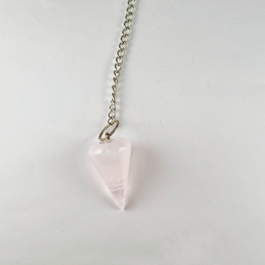 Péndulo de Cuarzo Rosa · Amor y Conexión Interior