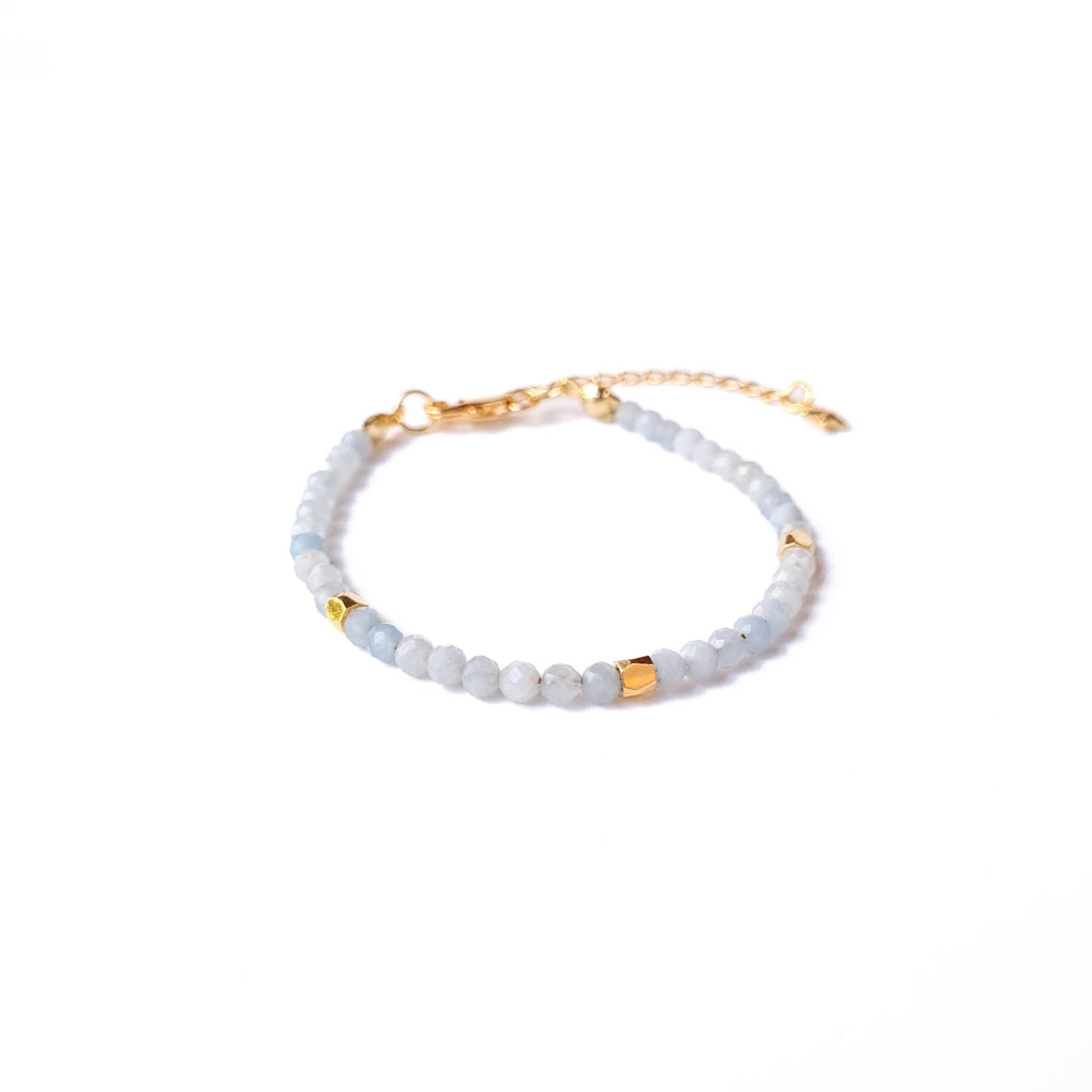 Pulsera Aguamarina · Calma y Fluidez